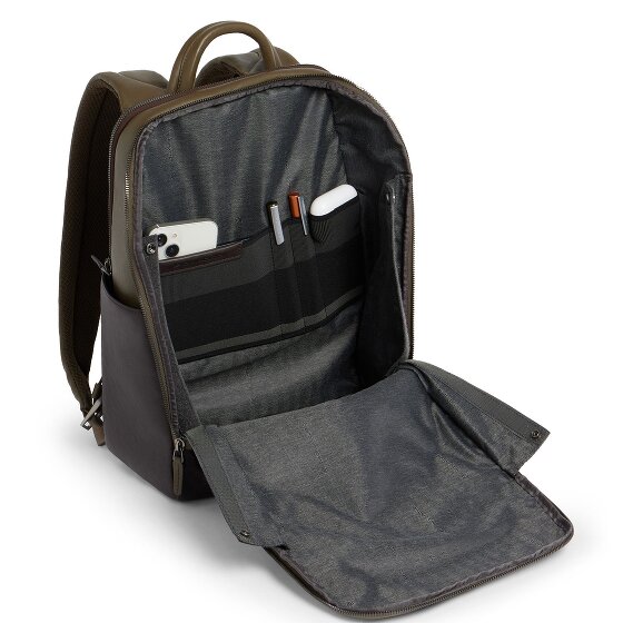 Piquadro Black Square Daypack Leder 38 cm Laptopfach