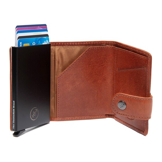 The Chesterfield Brand Larino Geldbörse RFID Schutz Leder 7 cm