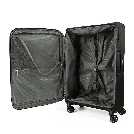 Samsonite Base Breeze 4 Rollen Trolley 78 cm mit Dehnfalte