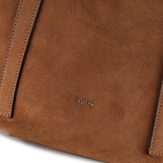 abro Cosmo Shopper Tasche Leder 40 cm