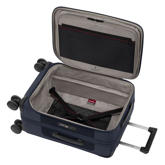 Victorinox Werks Traveler 7.0 4 Rollen Kabinentrolley 55 cm Laptopfach mit Dehnfalte