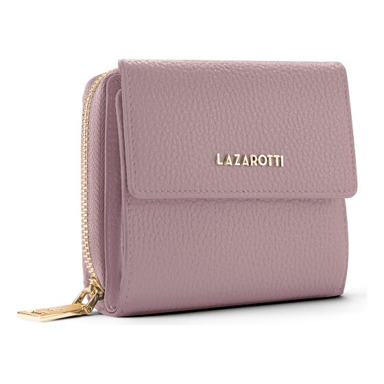 Lazarotti Bologna Leather Zip-Around Geldbörse Leder 12 cm