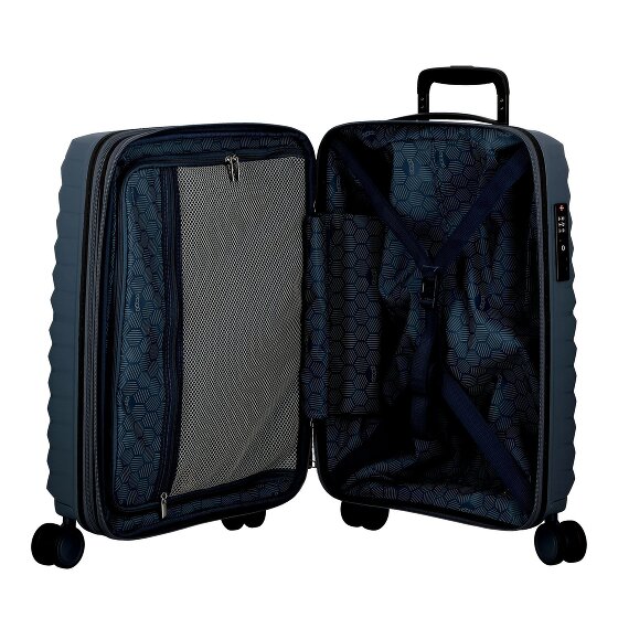 Jump Xwave 4 Rollen Kabinentrolley 55 cm mit Dehnfalte