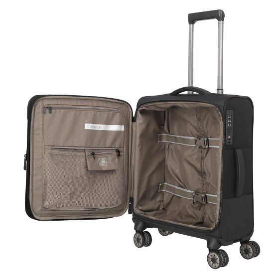 Travelite Crosslite 4 Rollen Kabinentrolley S 55 cm