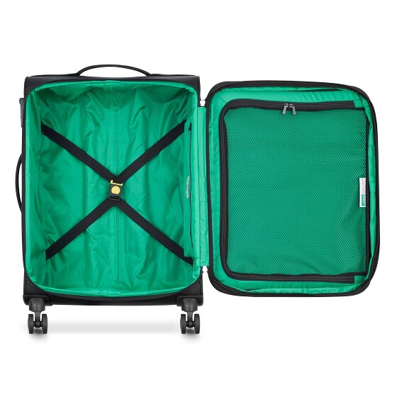 Delsey Paris x United Colors of Benetton Color Block 4-Rollen Kofferset 3 tlg.