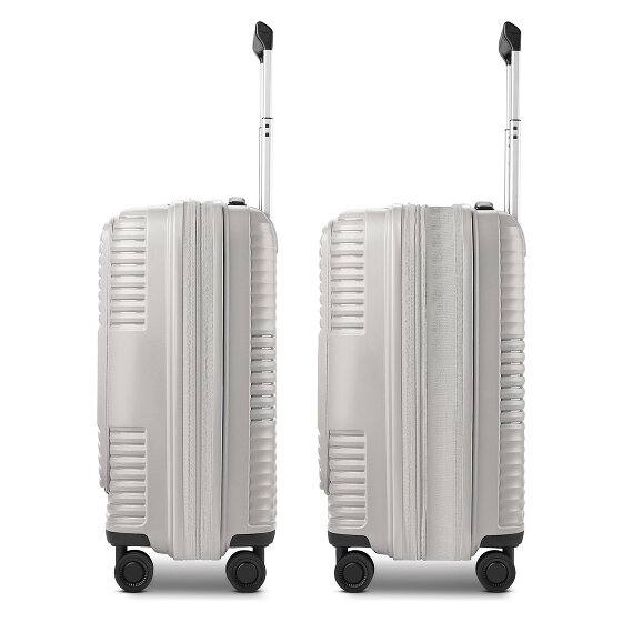 Redolz Essentials 17 2.0 4 Rollen Kabinentrolley 55 cm Laptopfach mit Dehnfalte