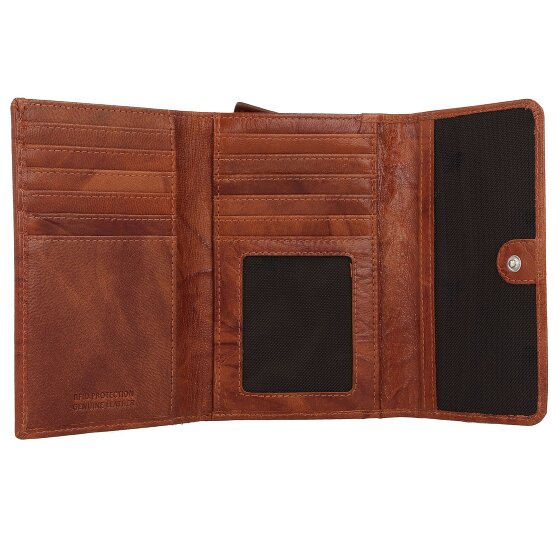 mano Donna Aurona Geldbörse RFID Leder 14,5 cm