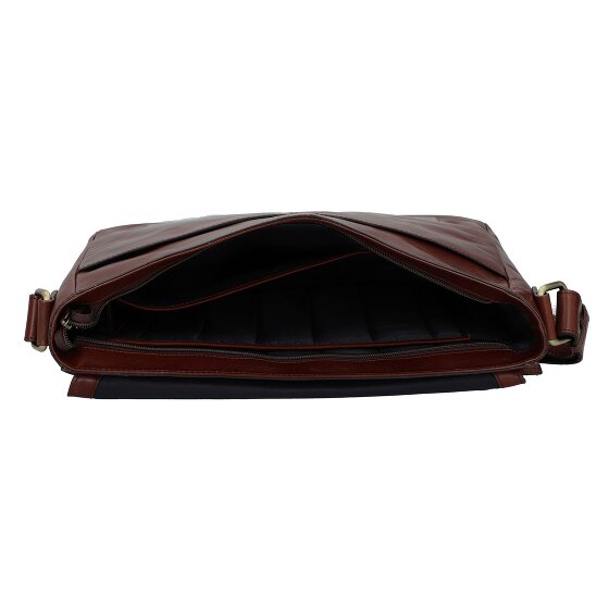 Leonhard Heyden Cambridge Messenger Leder 38 cm Laptopfach