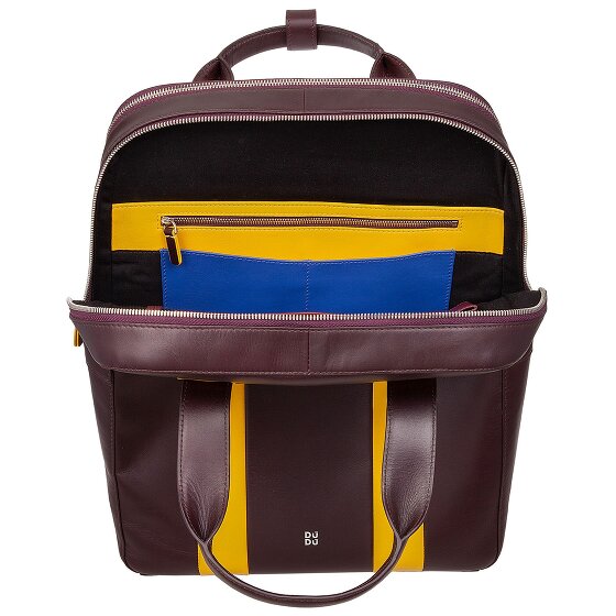 DuDu Rucksack Leder 40 cm Laptopfach