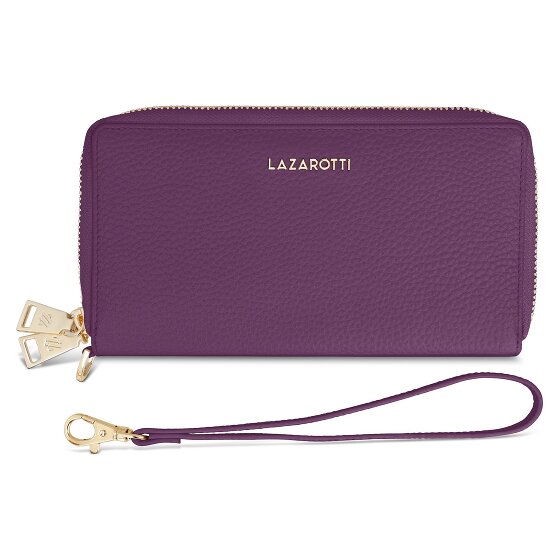 Lazarotti Bologna Leather Geldbörse RFID Schutz Leder 20 cm