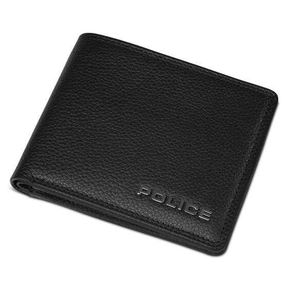 Police Geldbörse RFID Schutz Leder 11.5 cm