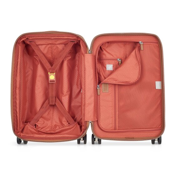 Delsey Paris Chatelet Air 2.0 4-Rollen Kabinentrolley 55 cm mit Dehnfalte