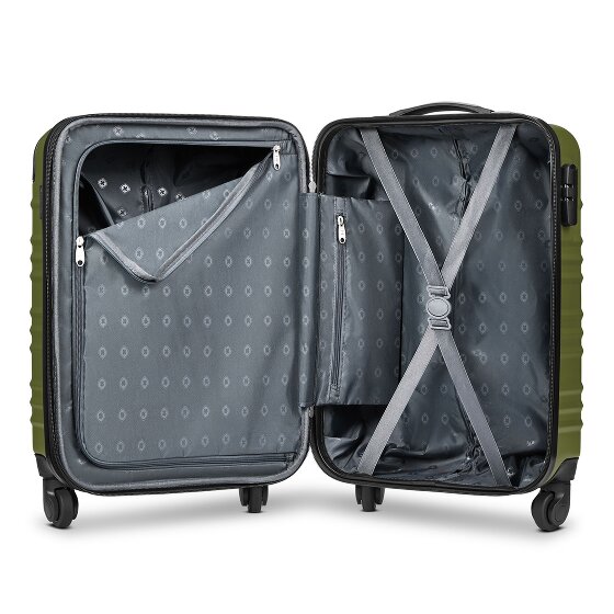Wenger Amplar Evo 4 Rollen Kabinentrolley S 53 cm mit Dehnfalte