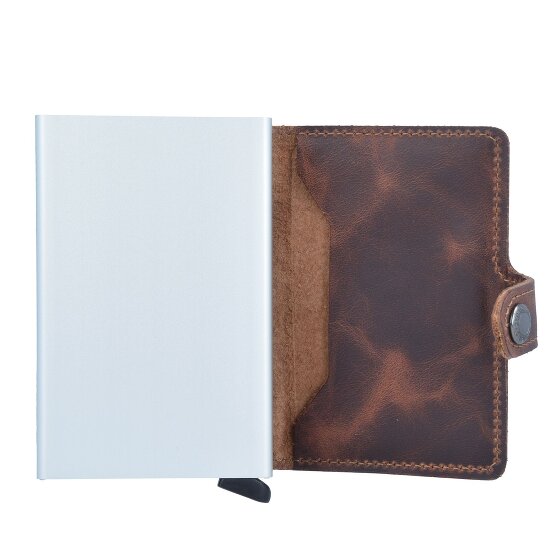 Secrid Miniwallet Vintage Kreditkartenetui Geldbörse RFID Leder 6,5 cm Secrid Miniwallet Vintage Kreditkartenetui Geldbörse RFID Leder 6,5 cm