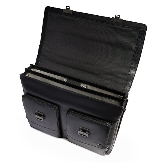 Piquadro Philip Aktentaschen Messenger Leder 42 cm Laptopfach