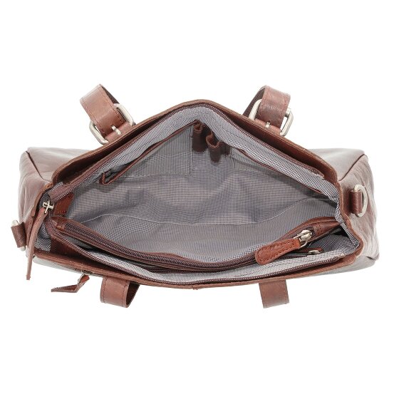 Spikes & Sparrow Schultertasche Leder 34 cm