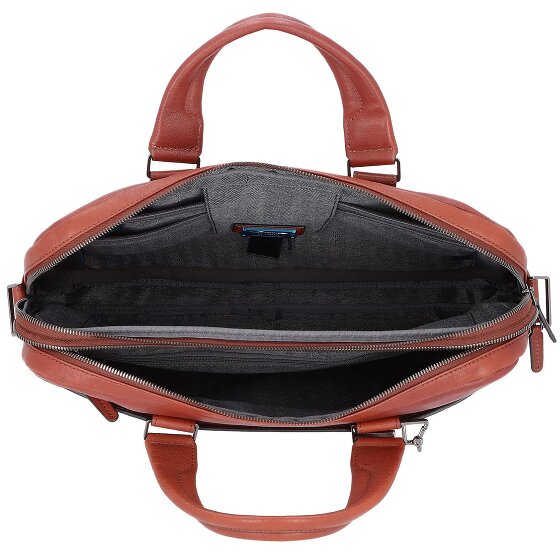 Piquadro Black Square Aktentasche Leder 40 cm Laptopfach