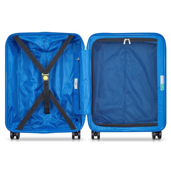 Delsey Paris x United Colors of Benetton Fabrica 4-Rollen Kabinentrolley 55 cm