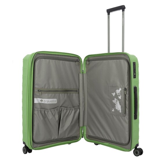 Travelite Mooby 4 Rollen Trolley L 77 cm mit Dehnfalte