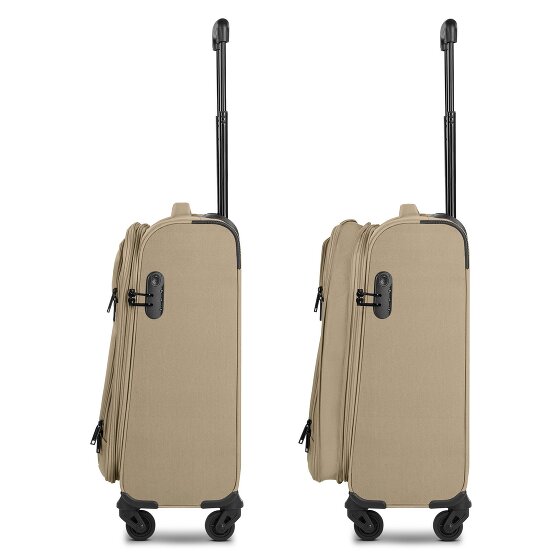 Smartbox Edition 04 4 Rollen Kabinentrolley 56 cm mit Dehnfalte