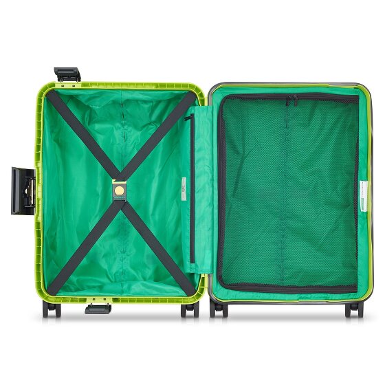 Delsey Paris x United Colors of Benetton Color Block Hardside 4-Rollen Kabinentrolley 55 cm