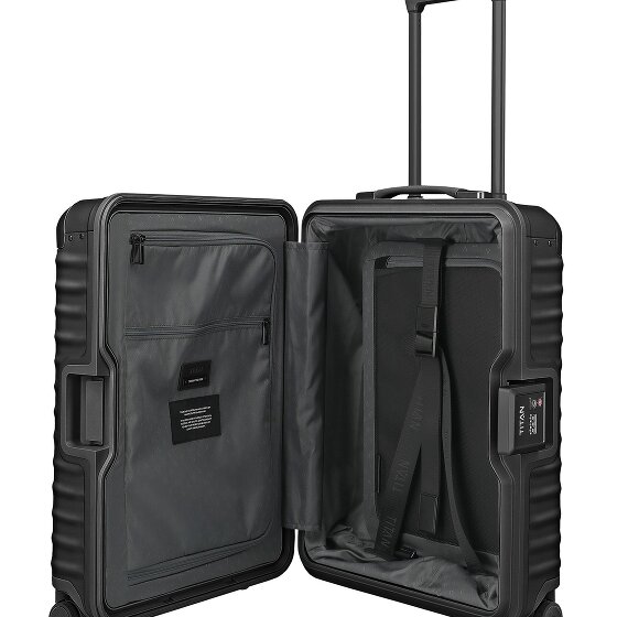 Titan Eternity 4-Rollen Kabinentrolley S Aluminium 55 cm
