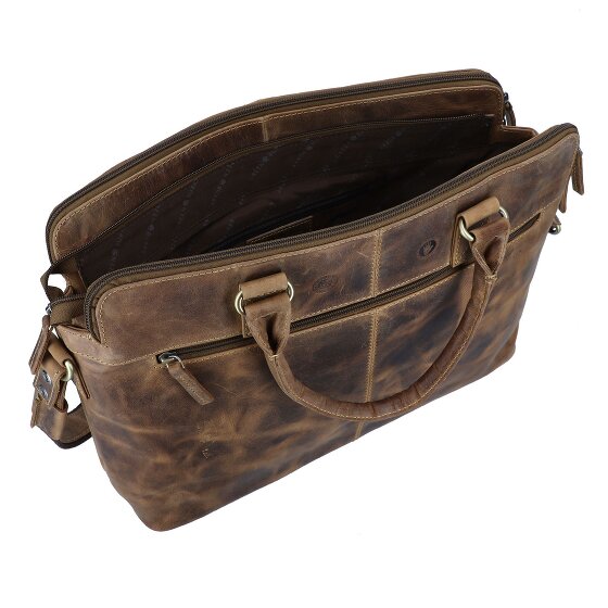 Greenburry Vintage Shopper Tasche Leder 40 cm
