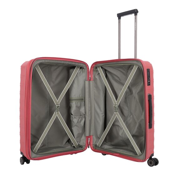 Travelite Mooby 4 Rollen Trolley M 66 cm mit Dehnfalte