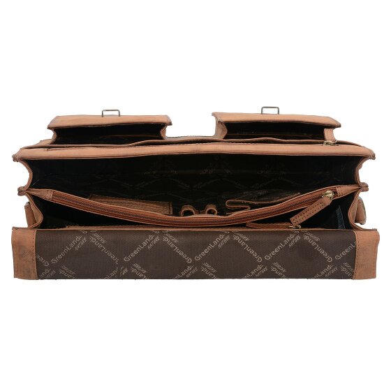 Greenland Nature Montenegro Aktentasche Leder 40 cm Greenland Nature Montenegro Aktentasche Leder 40 cm