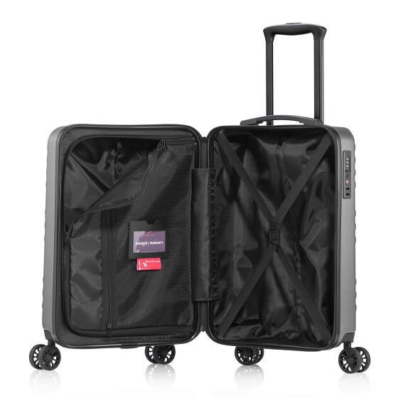 Pack Easy Mena 4 Rollen Kabinentrolley 55 cm