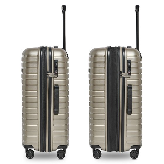 Pactastic Collection 04 THE MEDIUM + 4 Rollen Trolley M 66 cm mit Dehnfalte