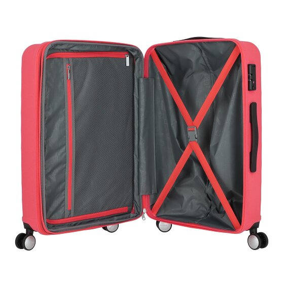 American Tourister Summer Square 4 Rollen Trolley 67 cm mit Dehnfalte