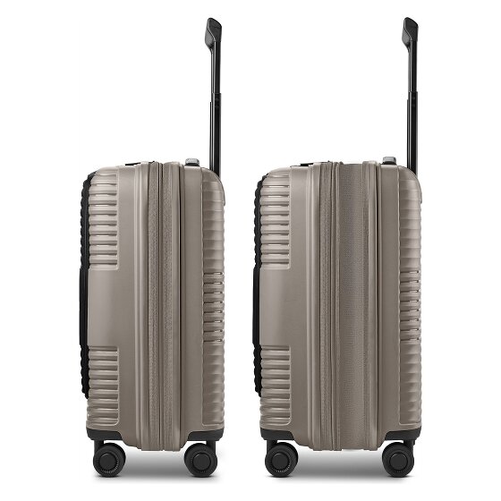 Redolz Essentials 17 2.0 4 Rollen Kabinentrolley 55 cm Laptopfach mit Dehnfalte