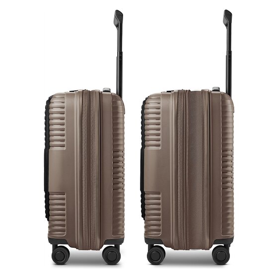 Redolz Essentials 17 2.0 4 Rollen Kabinentrolley 55 cm Laptopfach mit Dehnfalte