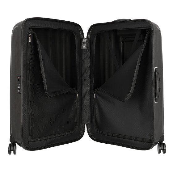 Samsonite Lite-Cube Dlx Chrome 4 Rollen Trolley 76 cm