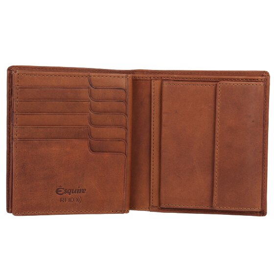 Esquire Dallas Geldbörse RFID Schutz Leder 11 cm