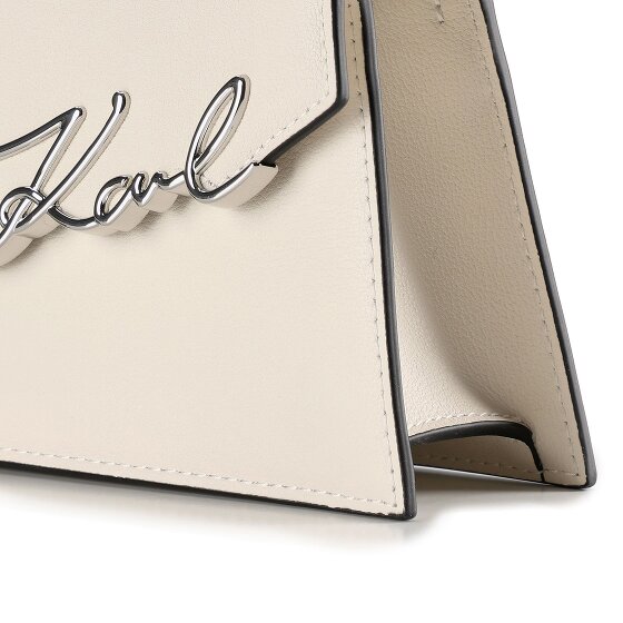 Karl Lagerfeld Signature Handtasche Leder 24 cm
