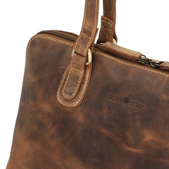 Greenburry Vintage Schultertasche S Leder 37 cm