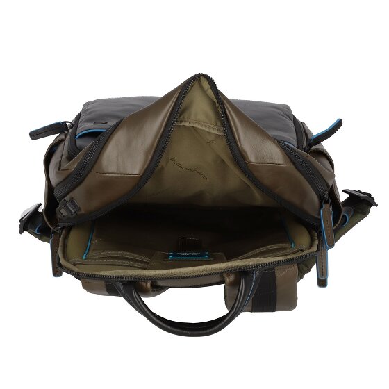 Piquadro Blue Square Revamp Rucksack RFID Leder 39 cm Laptopfach