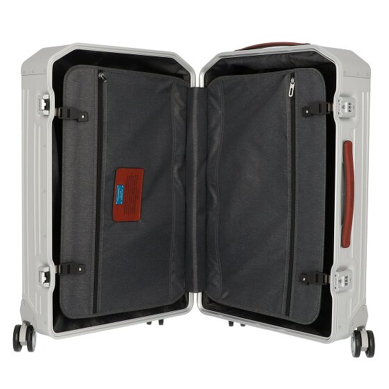 Piquadro Alu 4-Rollen Trolley Aluminium 69 cm