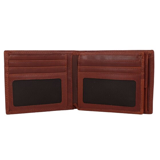 Greenburry Vintage Geldbörse RFID Schutz Leder 12 cm