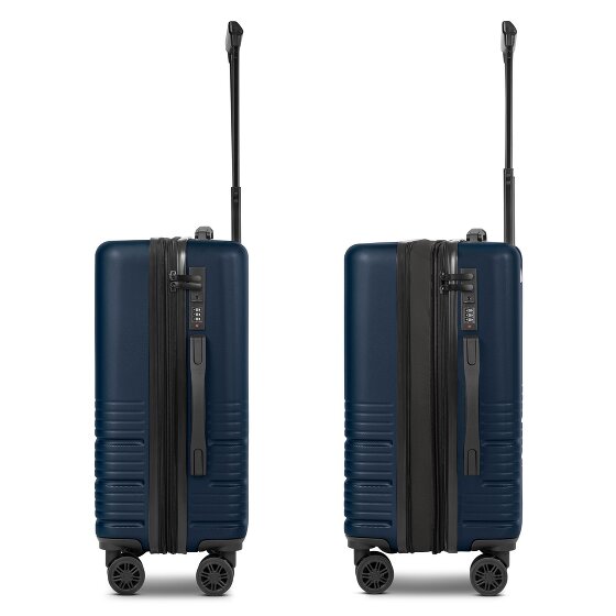 camel active Hanoi 4 Rollen Kabinentrolley S 56 cm mit Dehnfalte