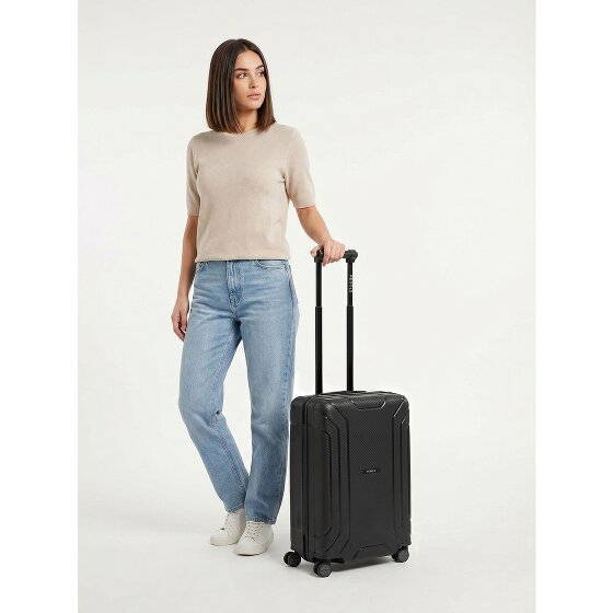 Redolz Essentials 15 4-Rollen Kabinentrolley 55 cm mit Dreipunkt-Verschluss