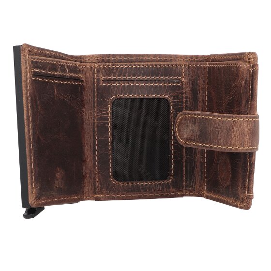 Greenburry Vintage Geldbörse RFID Schutz Leder 10 cm