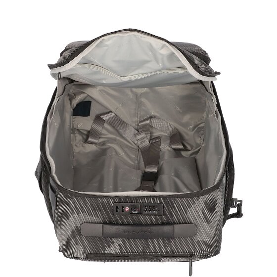 Piquadro Brief 2-Rollen Rucksacktrolley 53 cm Laptopfach