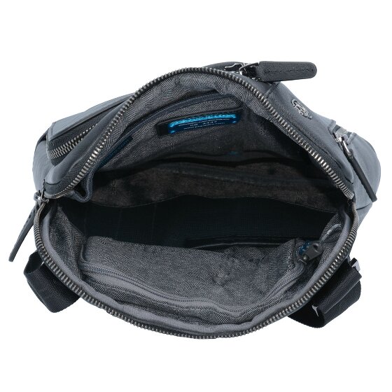 Piquadro Black Square Umhängetasche Leder 23 cm