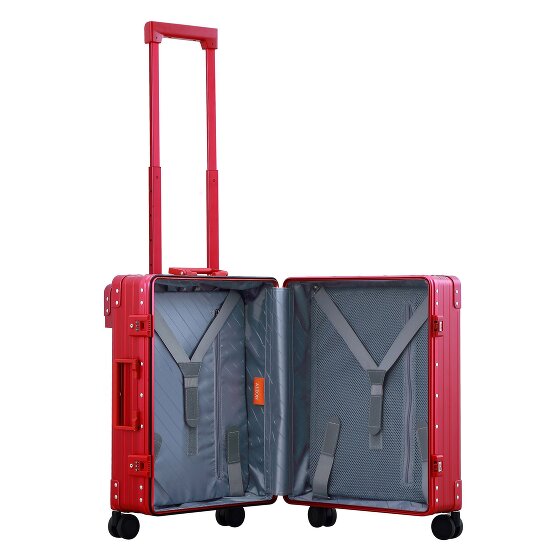 Aleon Traveler International 4-Rollen Kabinentrolley Aluminium 55 cm