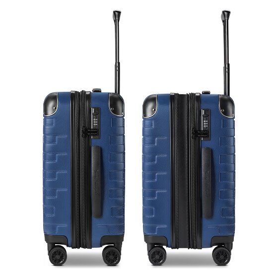 Tonino Lamborghini Milano 4 Rollen Kabinentrolley S 54 cm mit Dehnfalte