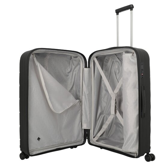 Travelite Burano 4 Rollen Kofferset 3-teilig mit Dehnfalte