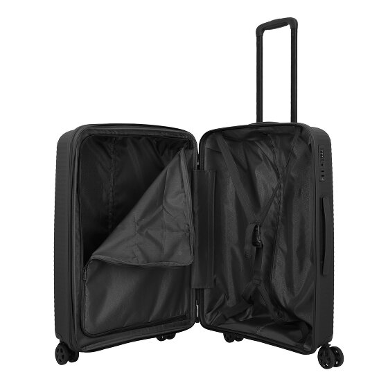 Travelite Air Stripe 4 Rollen Kofferset 3-teilig mit Dehnfalte